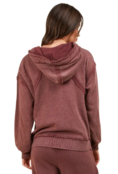 Backyard Hangout V-Neck Hoodie