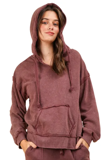 Backyard Hangout V-Neck Hoodie