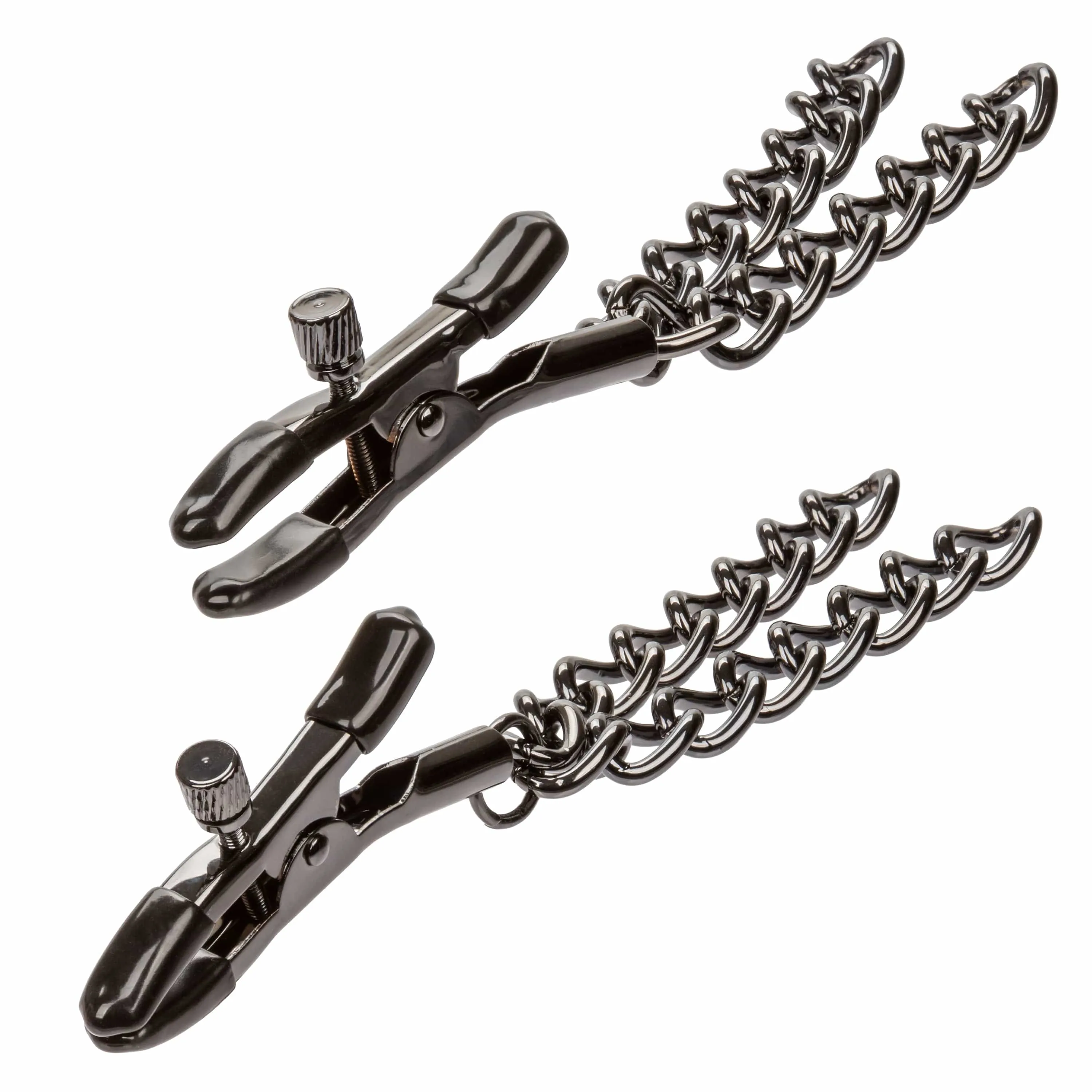 California Exotics - Euphoria Collection Chain Nipple Clamps (Black)