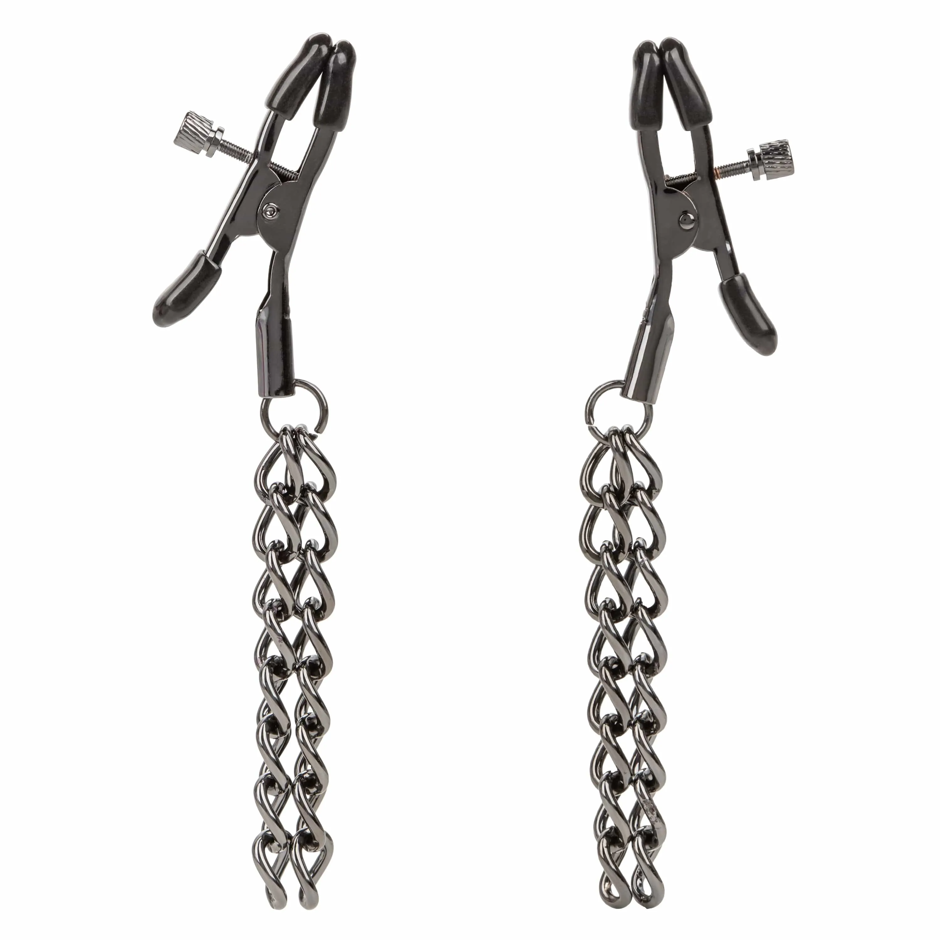California Exotics - Euphoria Collection Chain Nipple Clamps (Black)