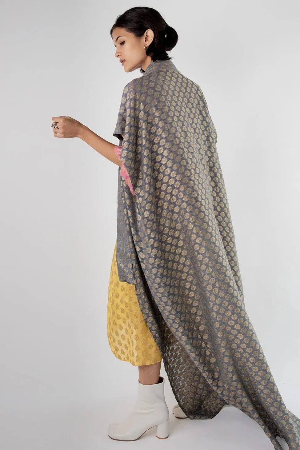 Chiffon Silk Kimono Kaftan Robe Gisele