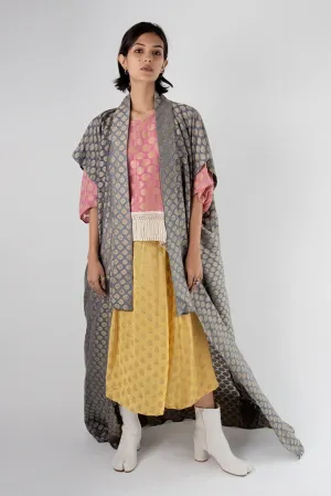 Chiffon Silk Kimono Kaftan Robe Gisele