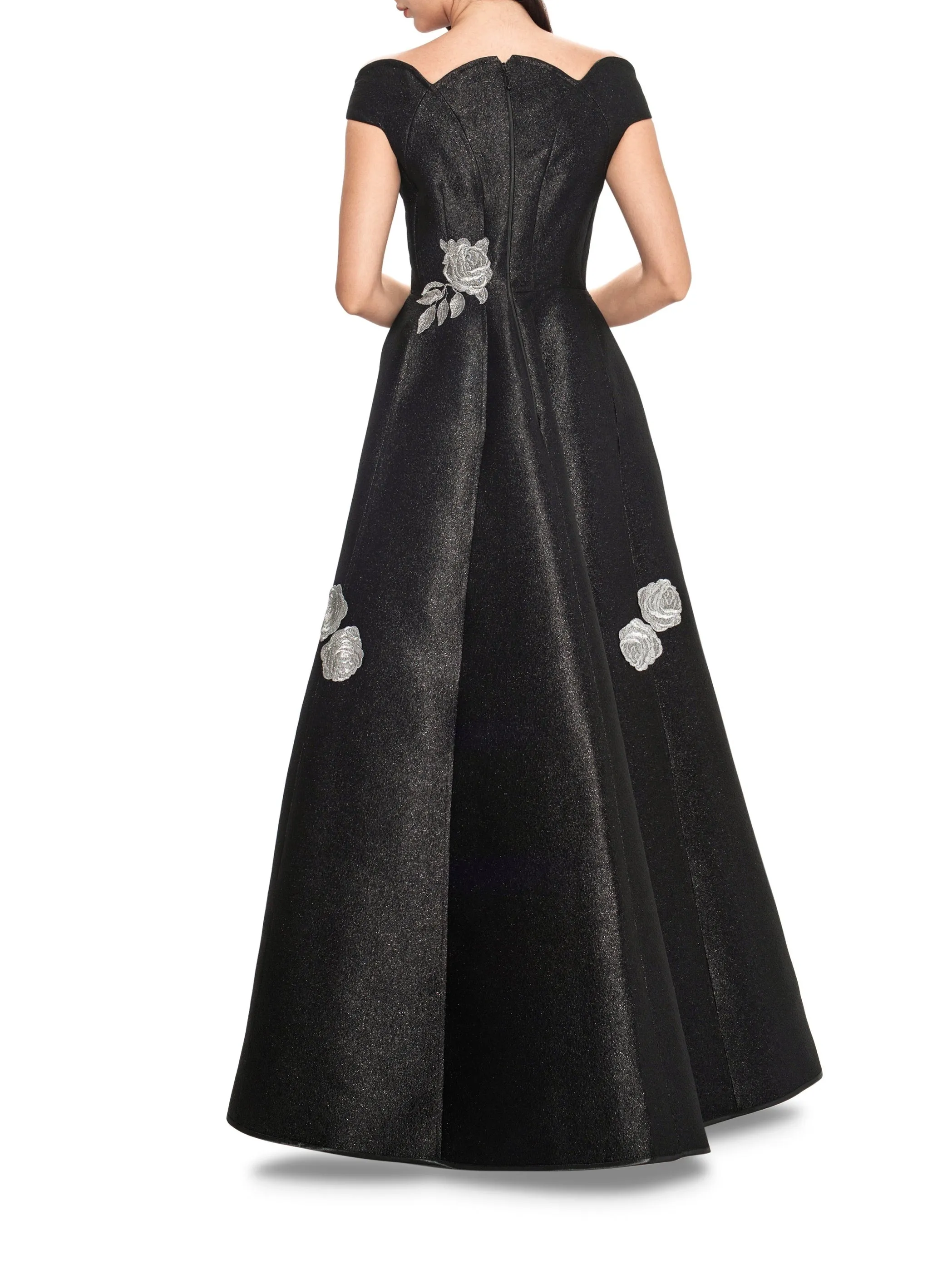Dualchi Off Shoulder A-Line Gown