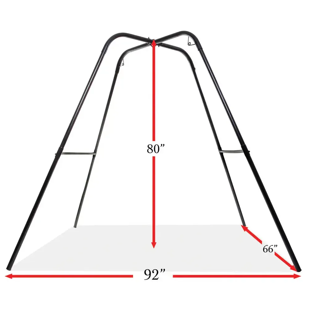 Fetish Fantasy Stainless Steel Black Sex Swing Stand