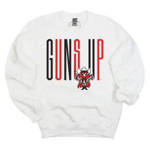 Goal Post Crewneck Fleece in Texas Tech University