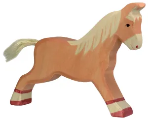 Holztiger Light Brown Running Horse
