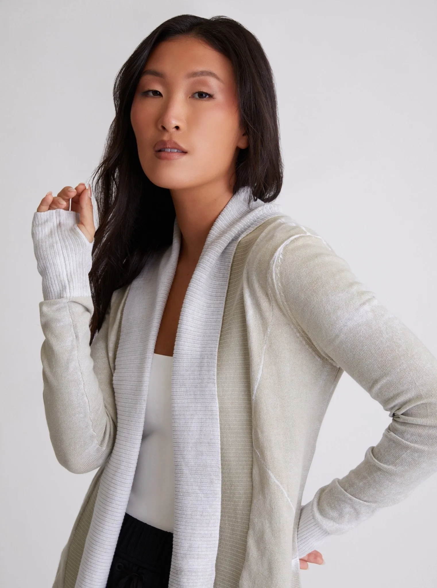 Huntress Drape Front Cardigan - FINAL SALE