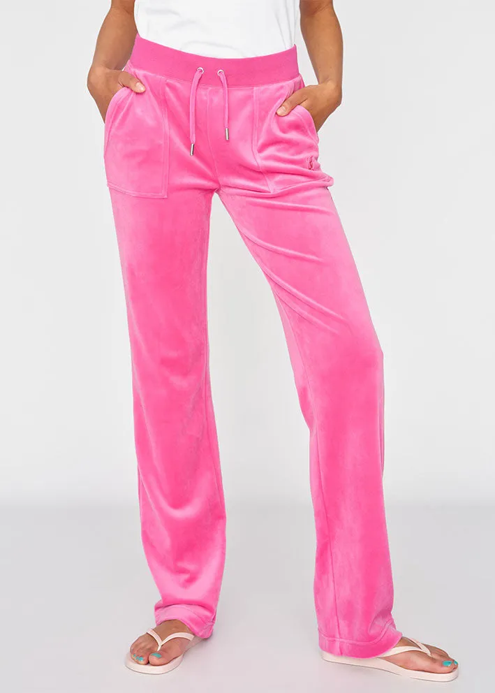 Juicy Couture Del Ray Classic Velour Bukser - Raspberry Rose
