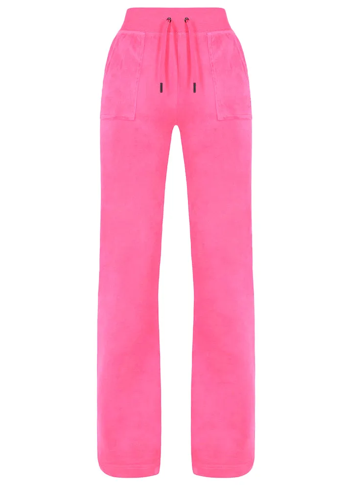 Juicy Couture Del Ray Classic Velour Bukser - Raspberry Rose
