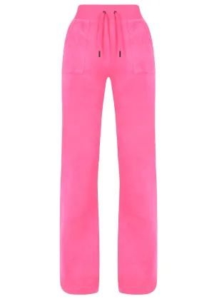 Juicy Couture Del Ray Classic Velour Bukser - Raspberry Rose