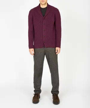 Luxe Shawl Cardigan Currant