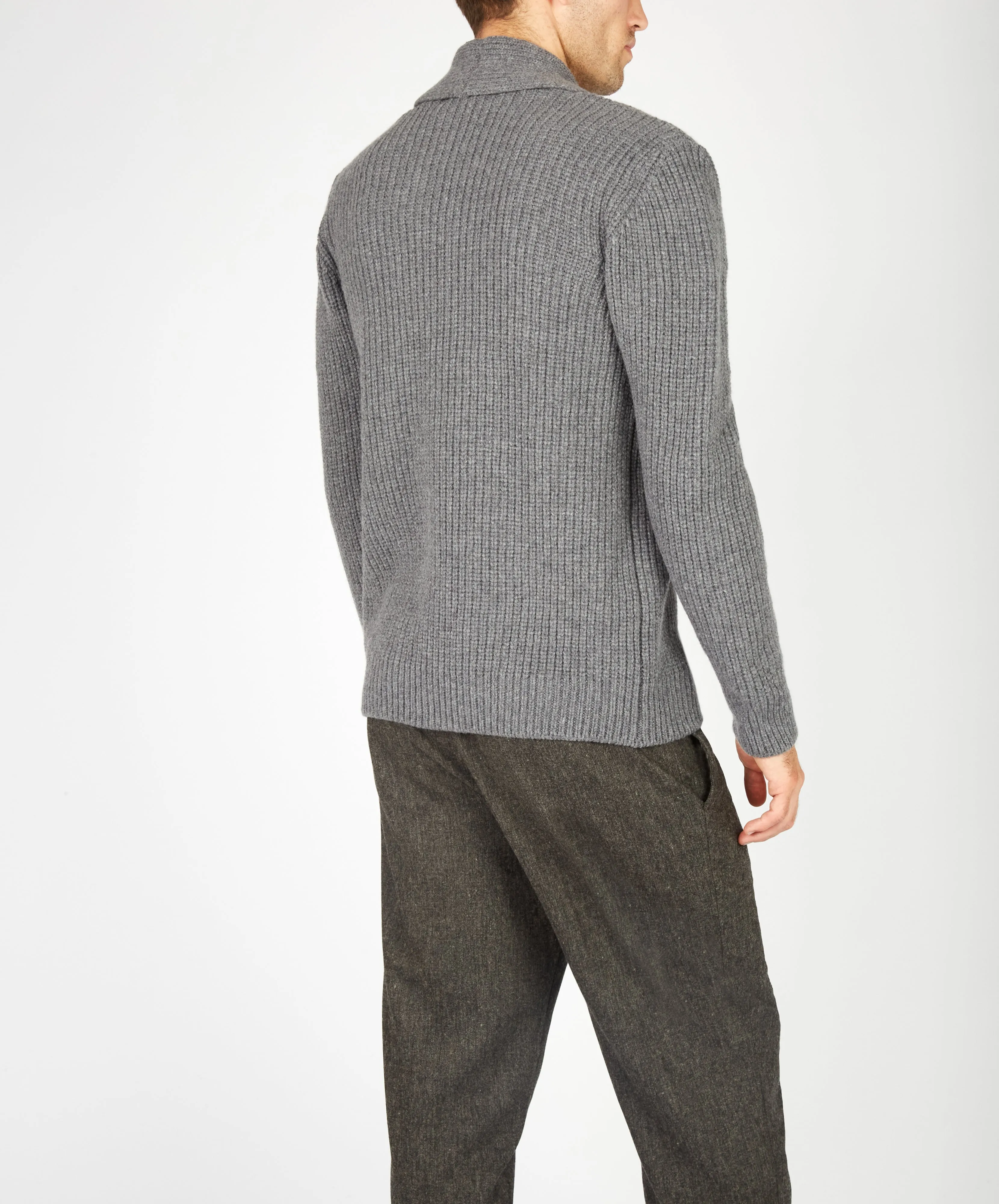 Luxe Shawl Cardigan Smoke