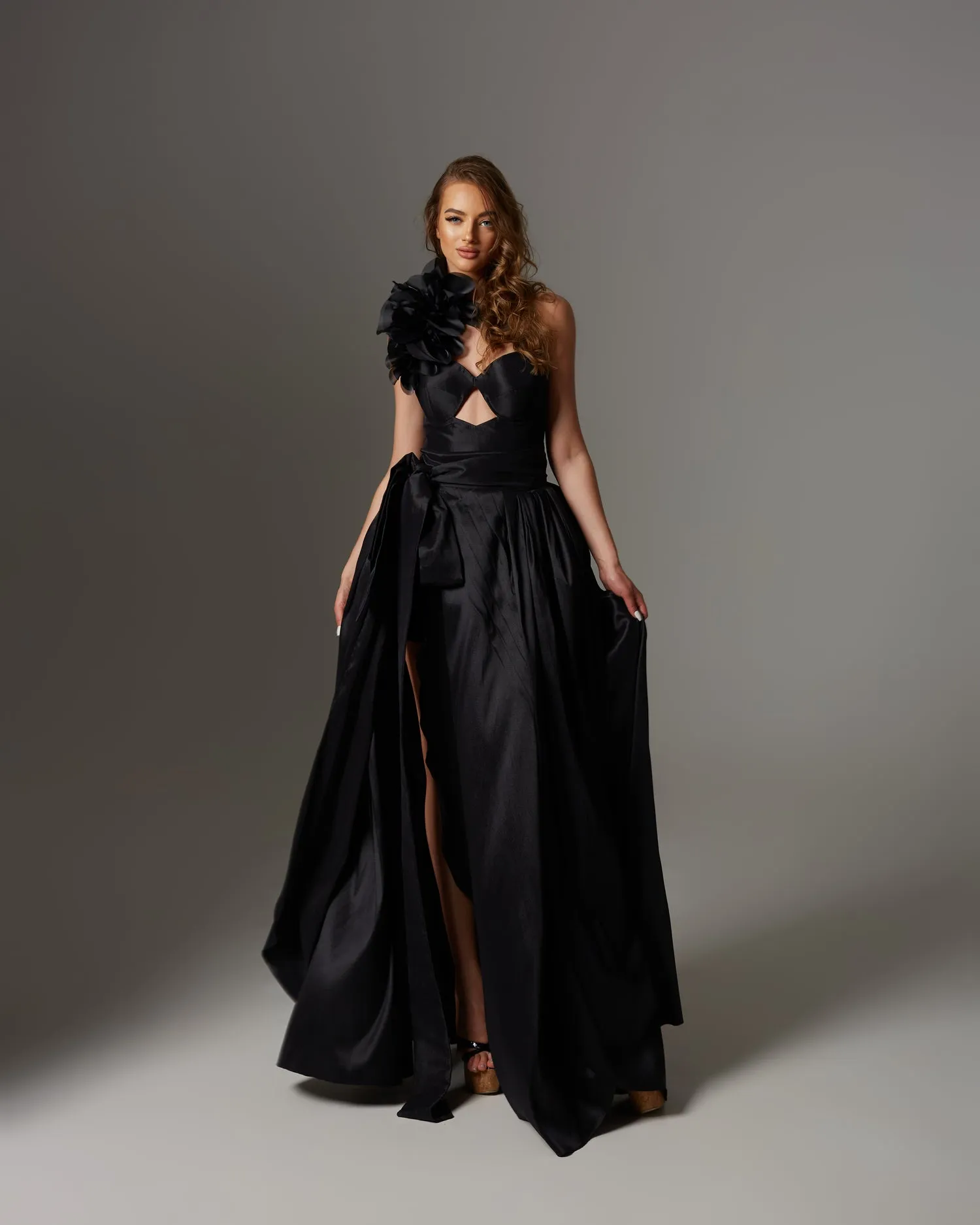 Mia tafetta gown
