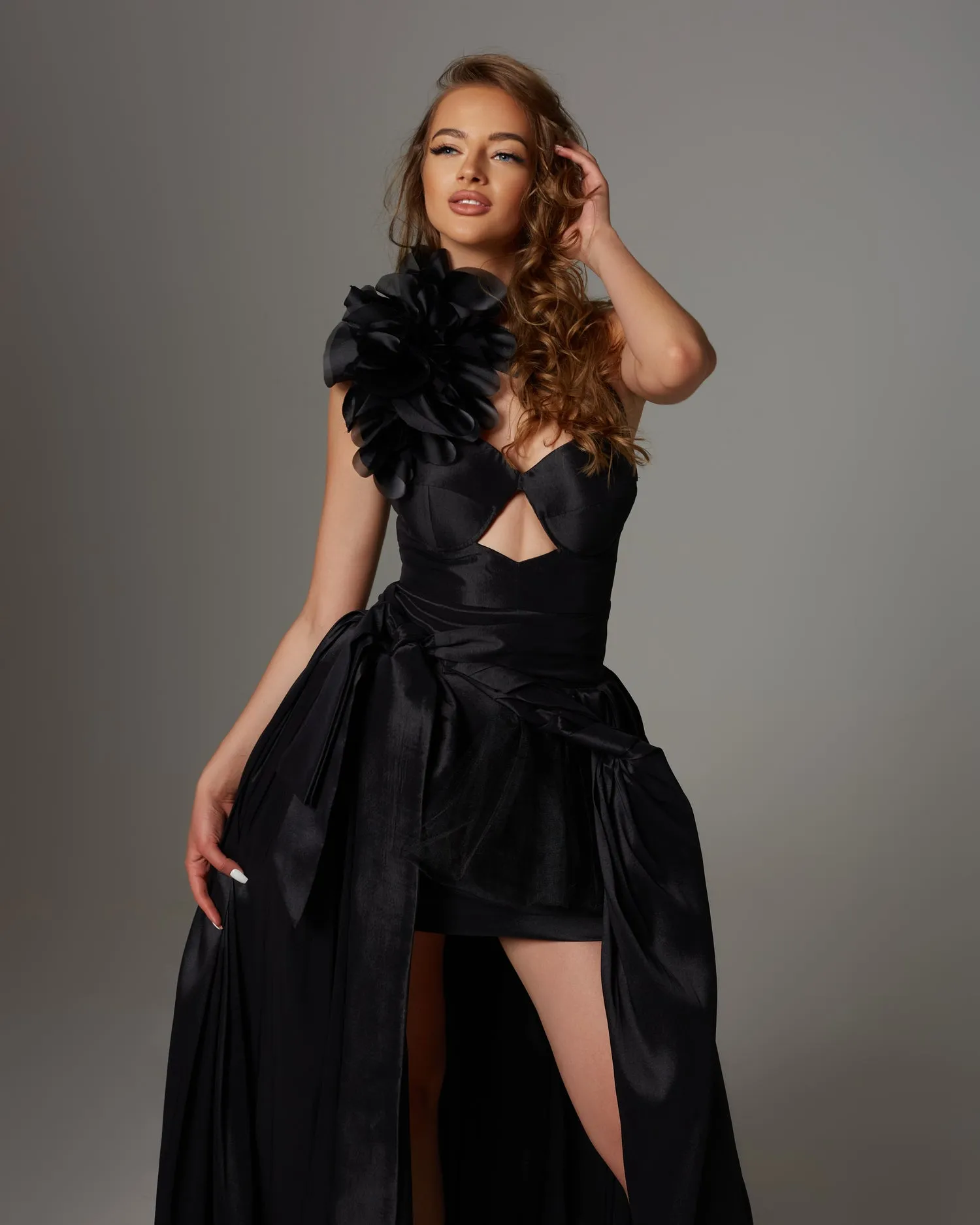 Mia tafetta gown