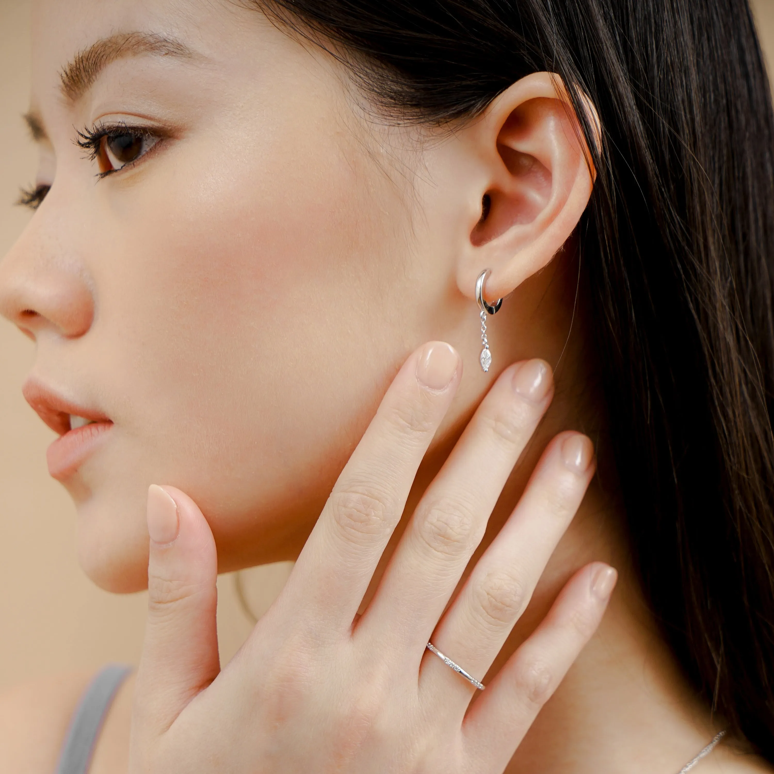 Quinn Marquise Earrings