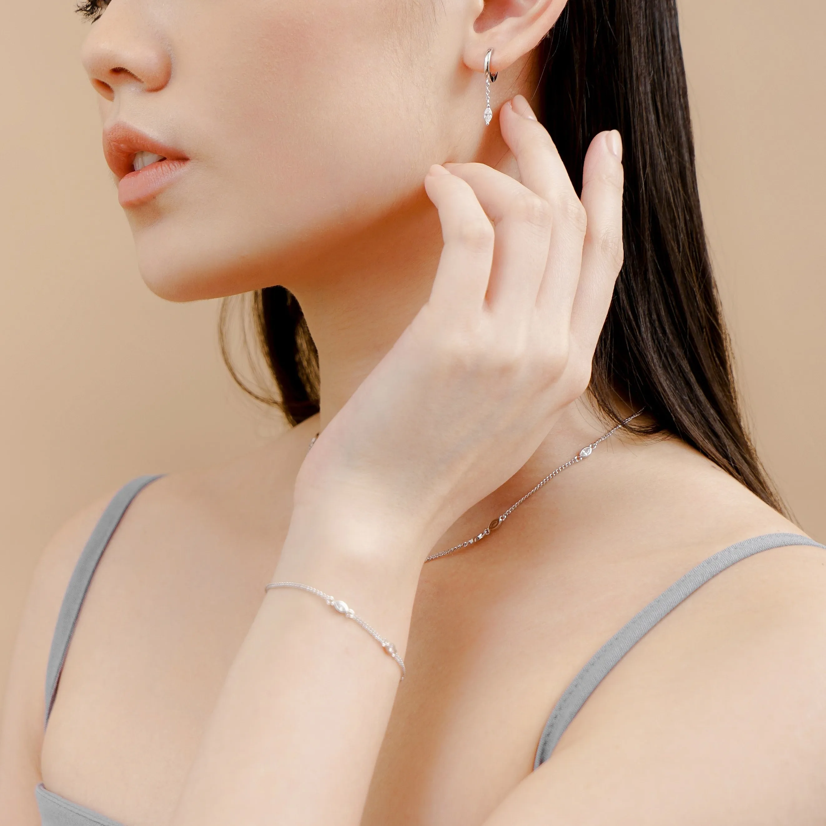 Quinn Marquise Earrings