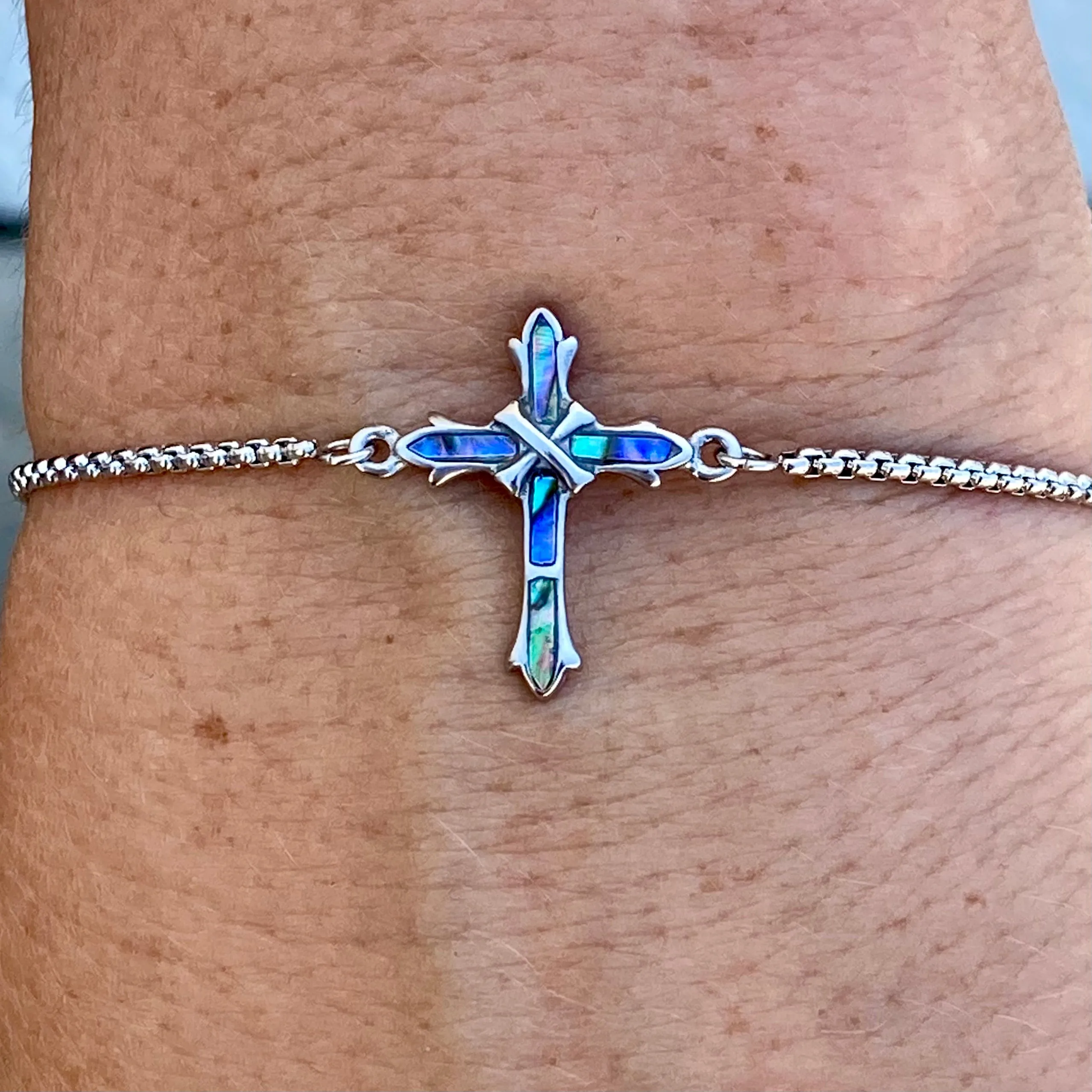 Sea Shell Cross - Bracelet - 2573B