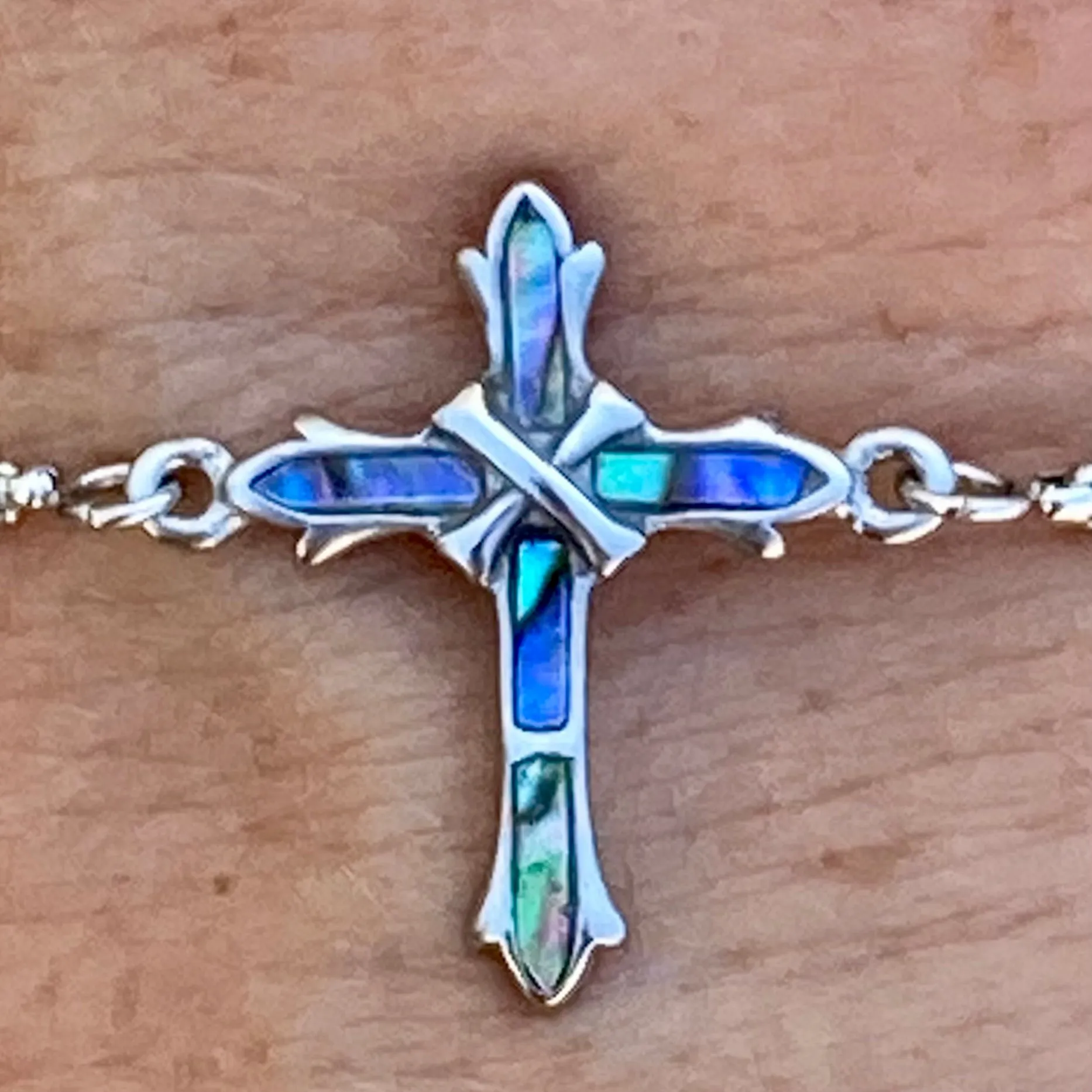 Sea Shell Cross - Bracelet - 2573B