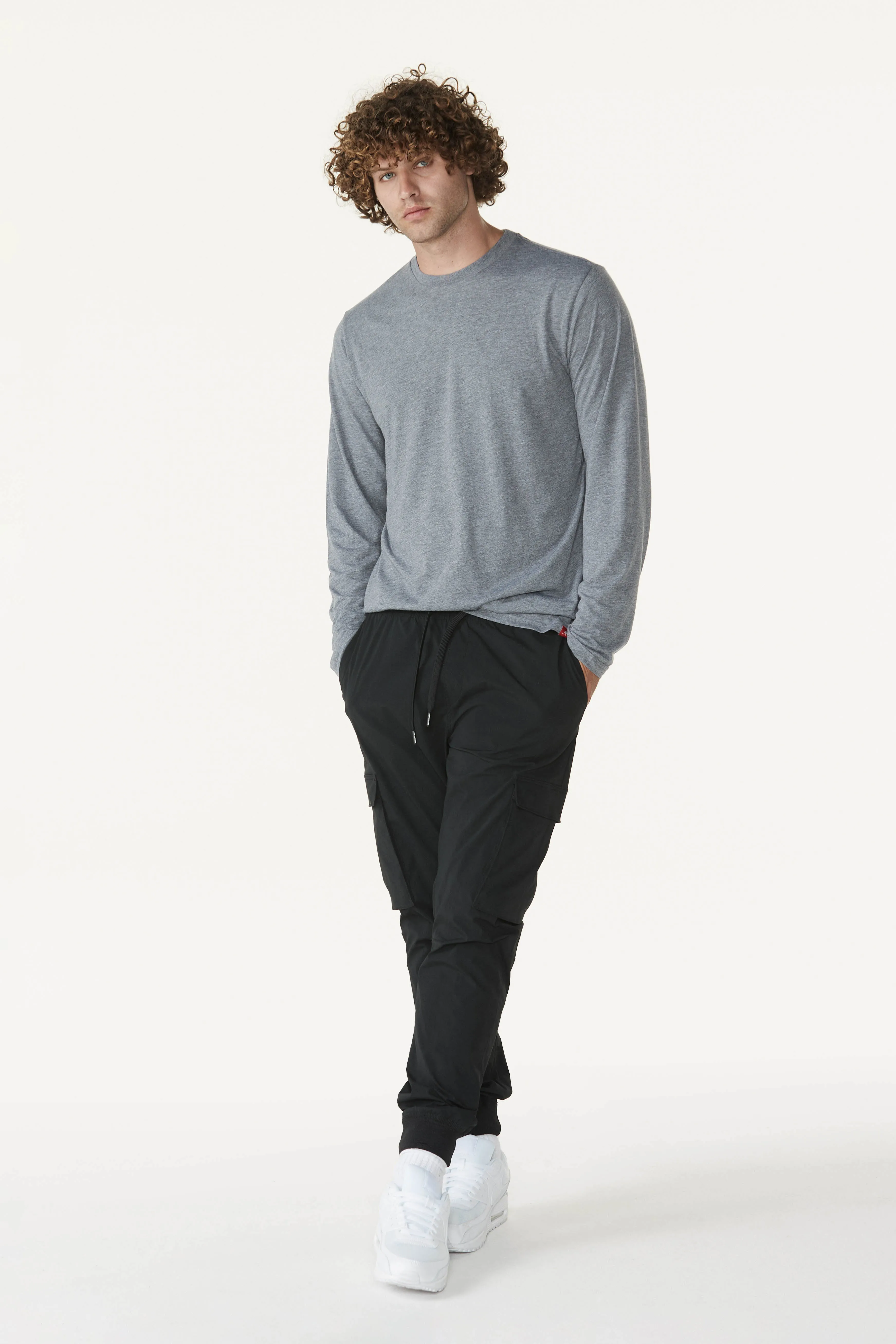 Sportiqe Men's Long Sleeve Comfy Tee