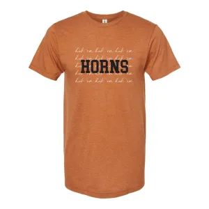 University of Texas at Austin (The) College Script Short Sleeve T-shirt in Burnt Orange